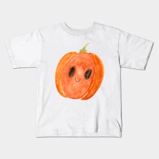 smiley cute pumpkin Kids T-Shirt